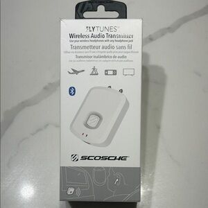 Scosche FlyTunes Bluetooth Audio Transmitter - White
